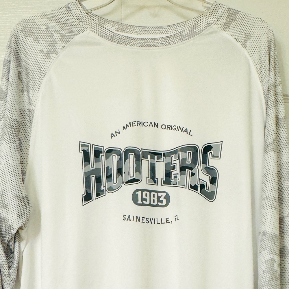 Men’s NEW HOOTERS Paragon XL SPF Sun Protection 50+ Long Sleeve Athletic Shirt - Picture 9 of 10